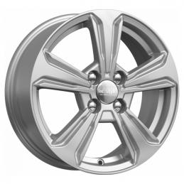 КиК Hyundai Solaris II (КС777) 6x15 PCD4x100 ET46 DIA 54.1  Silver