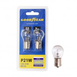 Лампа Goodyear P21W 12V 21W BA15s (блистер) (к-т 2шт.) GY012222